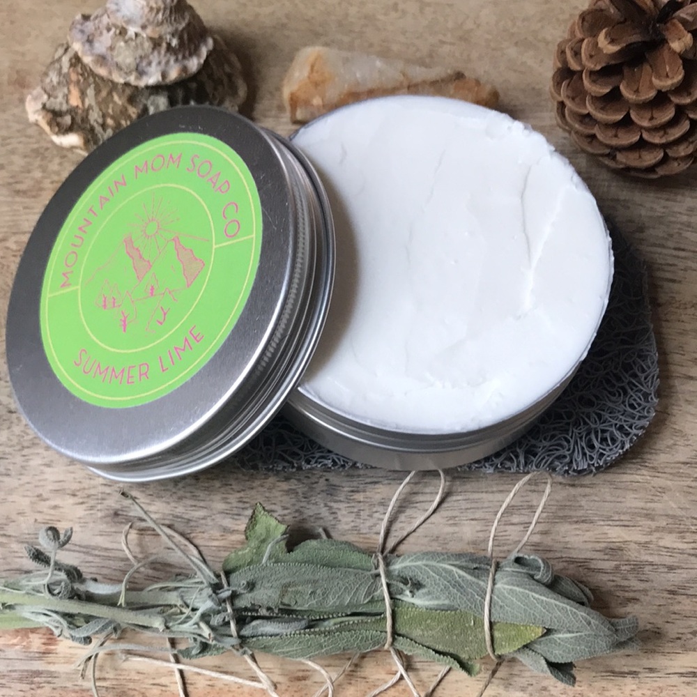 4 oz SUMMER LIME body butter/ Mountain Mom Soap Co